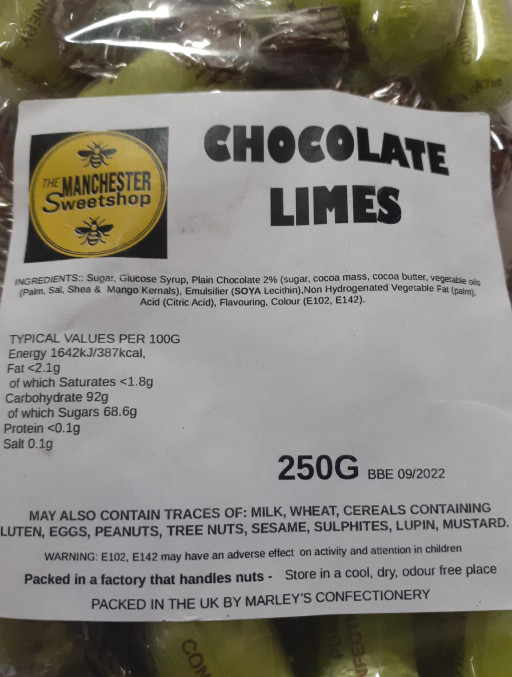Chocolate Limes